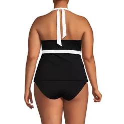 Women's V-Neck Halter Tankini Top