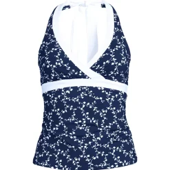 Women's V-Neck Halter Tankini Top