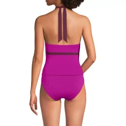 Women's V-Neck Halter Tankini Top