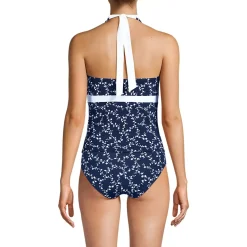 Women's V-Neck Halter Tankini Top