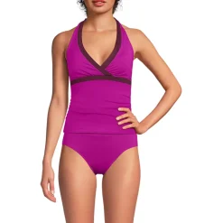 Women's V-Neck Halter Tankini Top