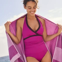 Women's V-Neck Halter Tankini Top