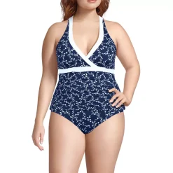 Women's V-Neck Halter Tankini Top
