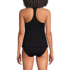 Women's V-Neck Racerback Flutter Tankini