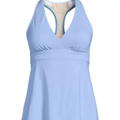 Women's V-Neck Racerback Flutter Tankini