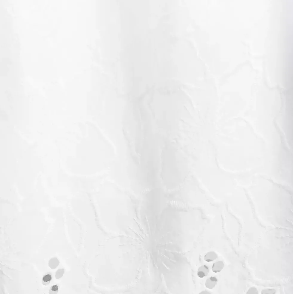 Women's Voile Eyelet Maxi Skirt