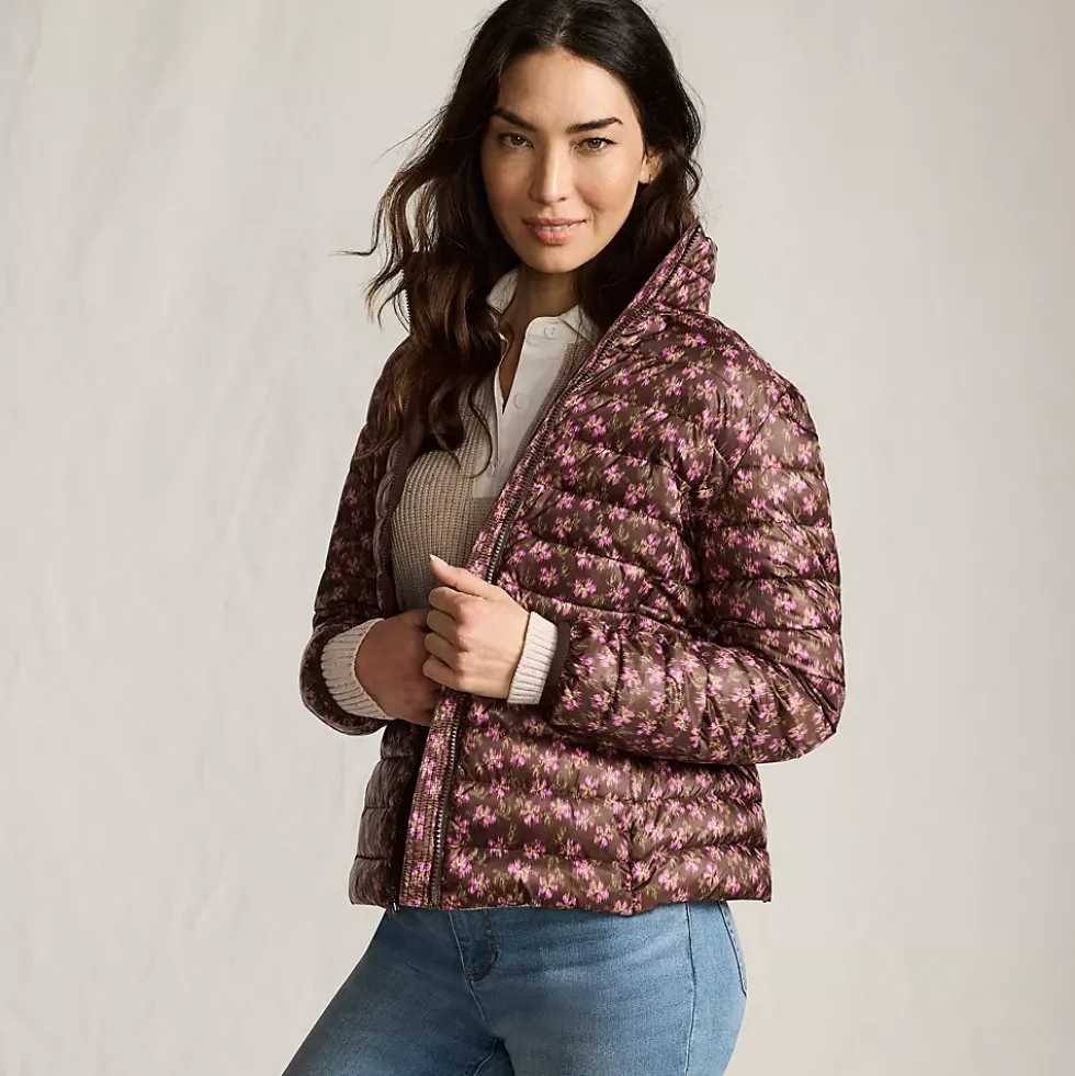 Women's Wanderweight Packable Print Down Jacket