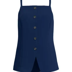 Women's Washable Suiting Button Front Vest