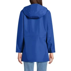 Women's Waterproof Hooded Packable Rain Jacket