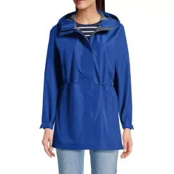 Women's Waterproof Hooded Packable Rain Jacket