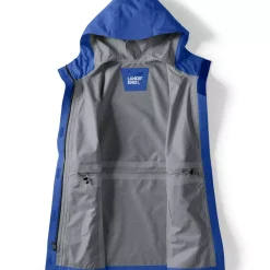 Women's Waterproof Hooded Packable Rain Jacket