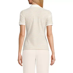 Women's Wide Rib Polo Shirt
