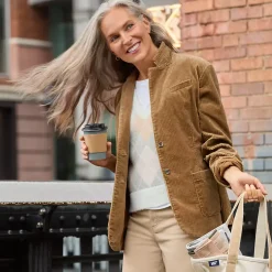 Women's Wide Wale Corduroy Blazer