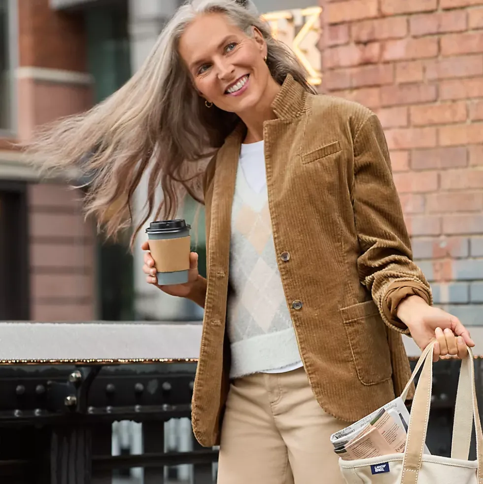 Women's Wide Wale Corduroy Blazer