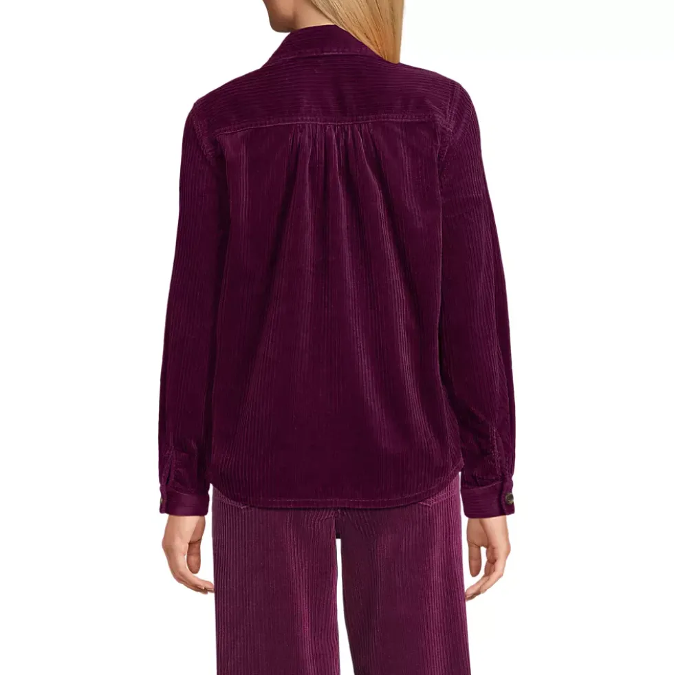 Women's Wide Wale Corduroy Shirt Jacket