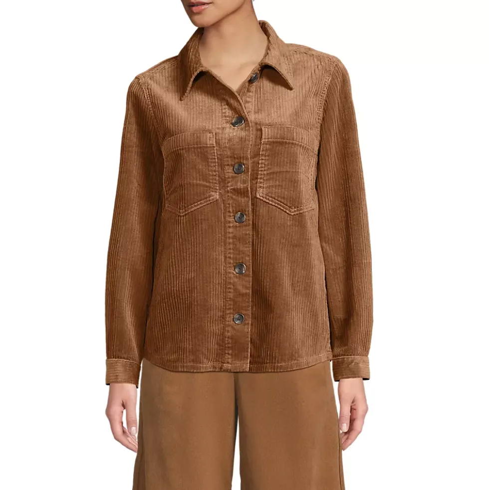 Women's Wide Wale Corduroy Shirt Jacket