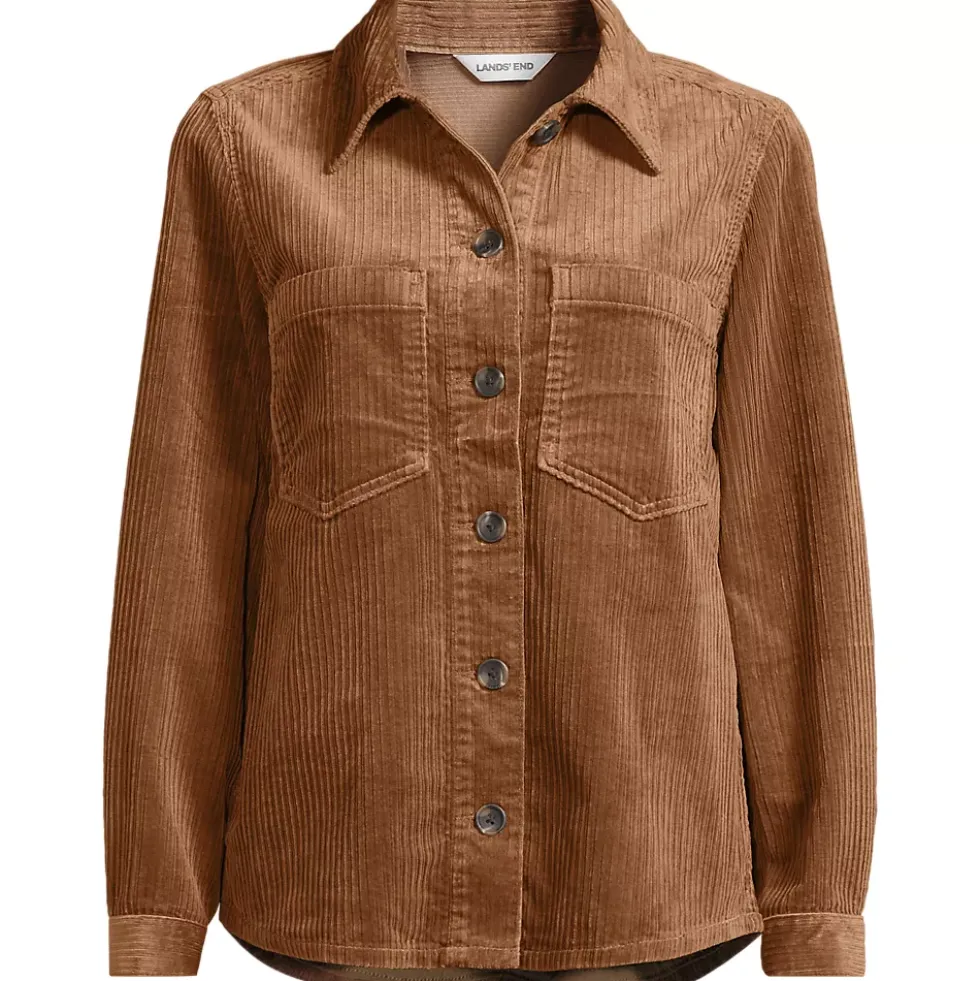 Women's Wide Wale Corduroy Shirt Jacket