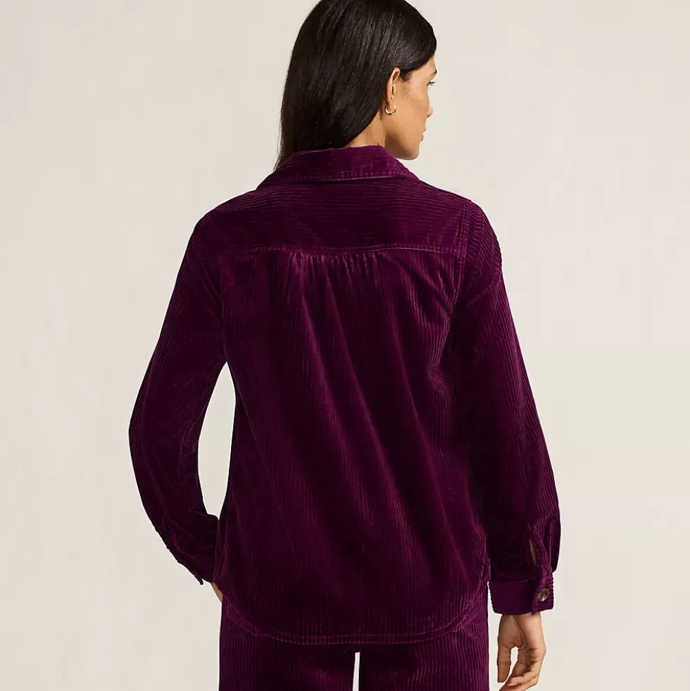 Women's Wide Wale Corduroy Shirt Jacket