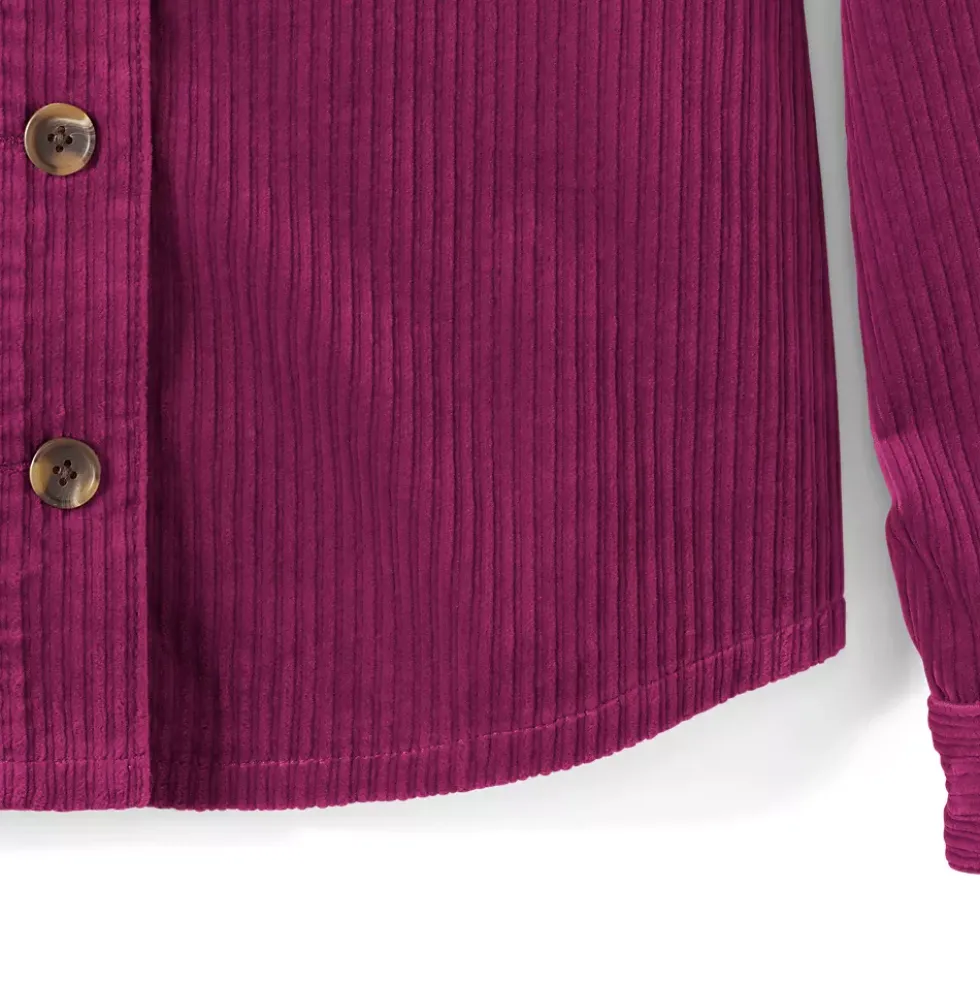 Women's Wide Wale Corduroy Shirt Jacket