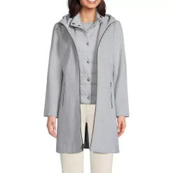 Women's Wool Coat with Removable Dickey