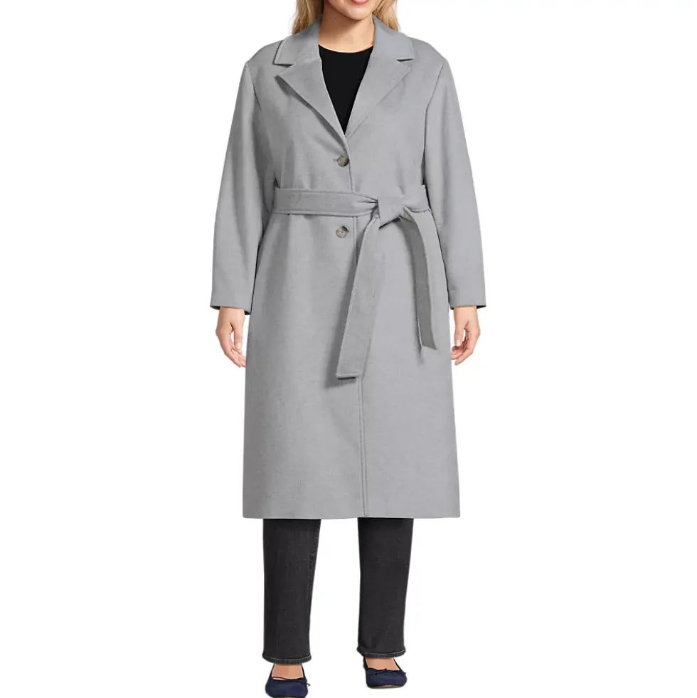 Women's Wool Wrap Long Coat