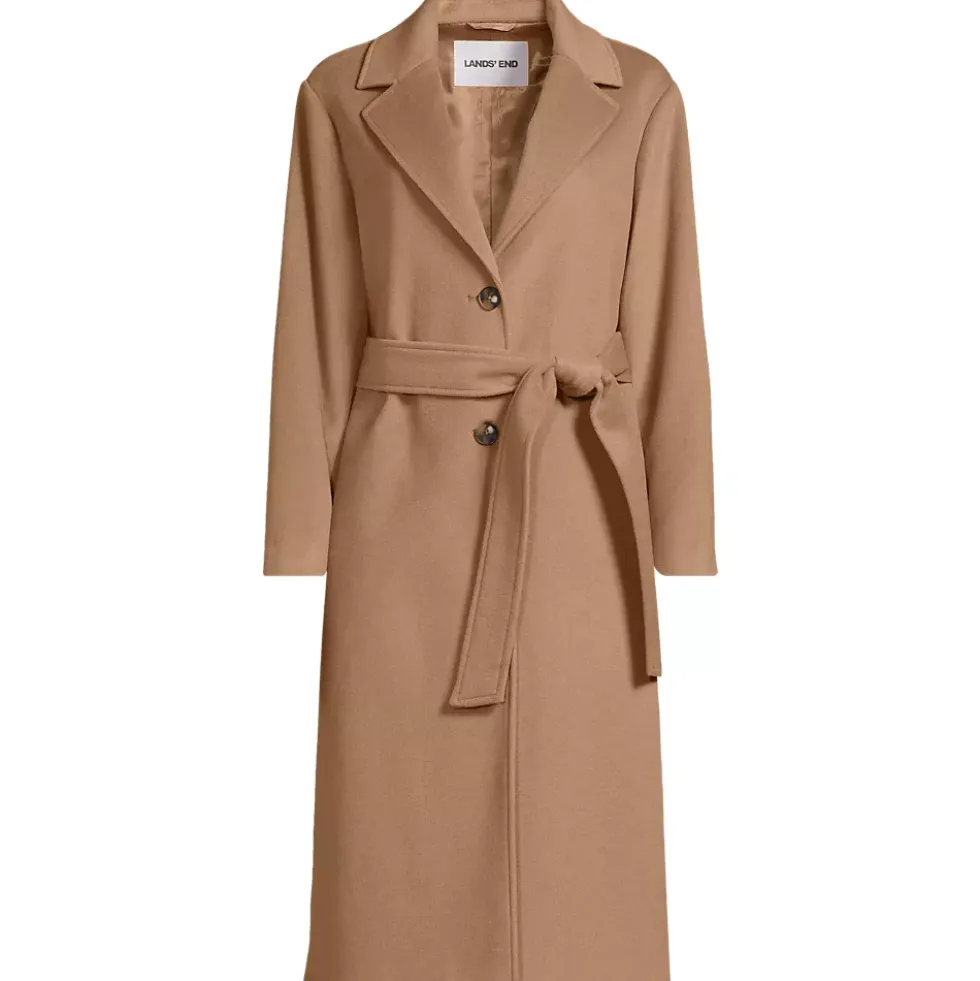 Women's Wool Wrap Long Coat