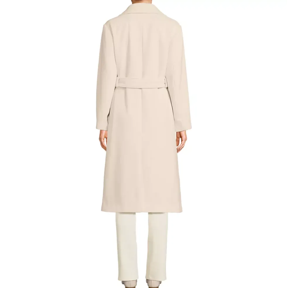 Women's Wool Wrap Long Coat
