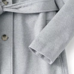 Women's Wool Wrap Long Coat