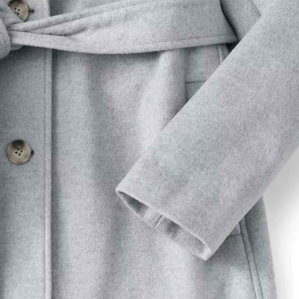 Women's Wool Wrap Long Coat