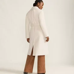 Women's Wool Wrap Long Coat