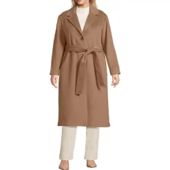 Women's Wool Wrap Long Coat
