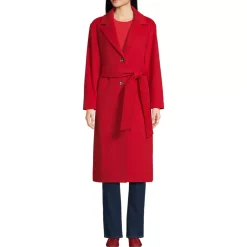 Women's Wool Wrap Long Coat