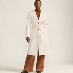 Women's Wool Wrap Long Coat
