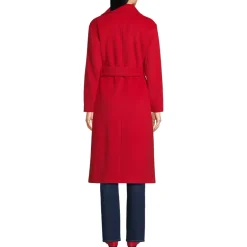 Women's Wool Wrap Long Coat