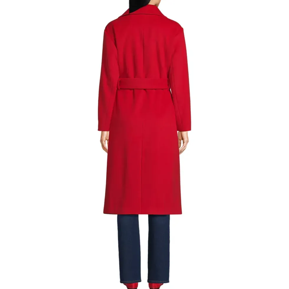 Women's Wool Wrap Long Coat