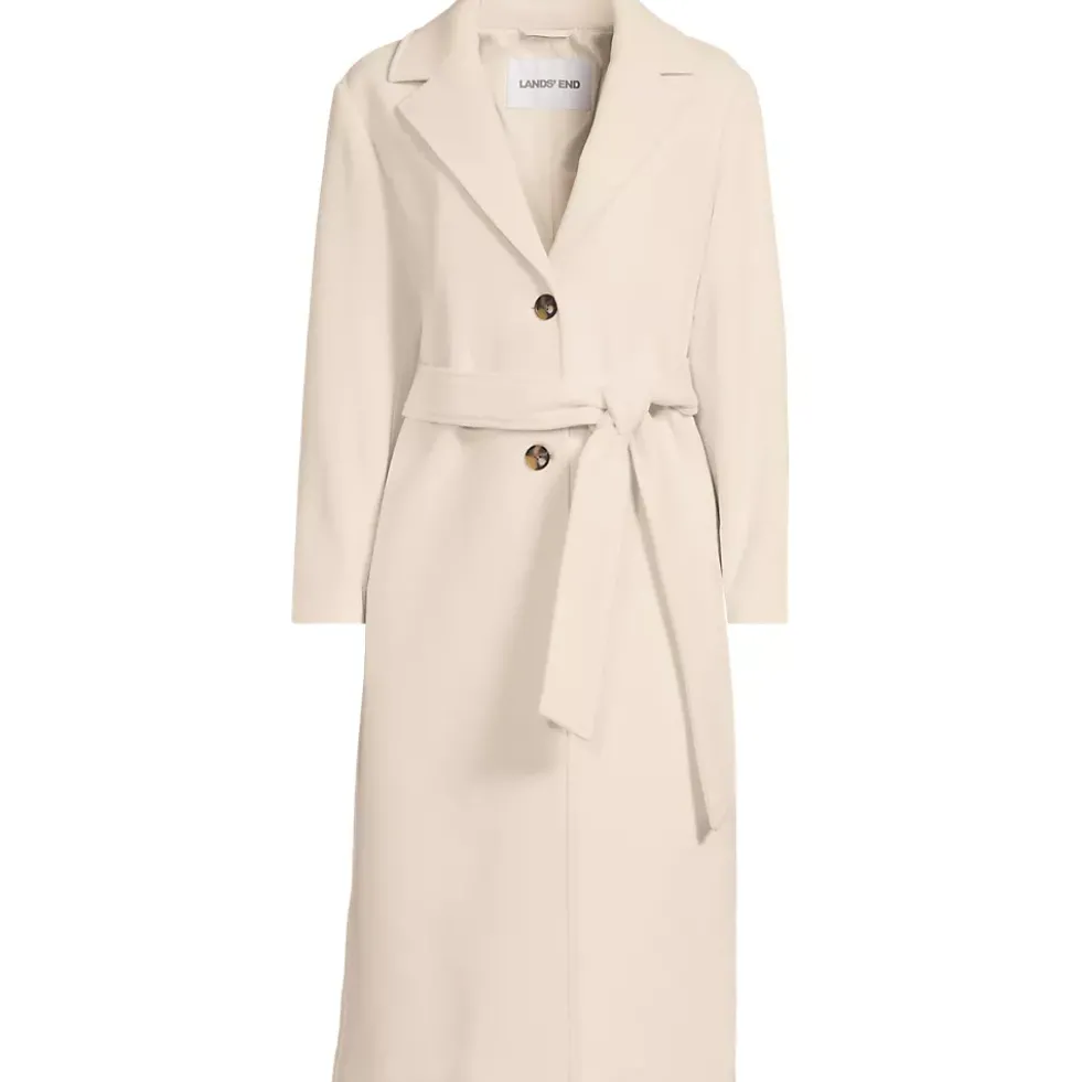 Women's Wool Wrap Long Coat