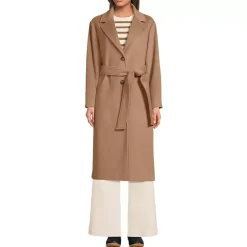 Women's Wool Wrap Long Coat
