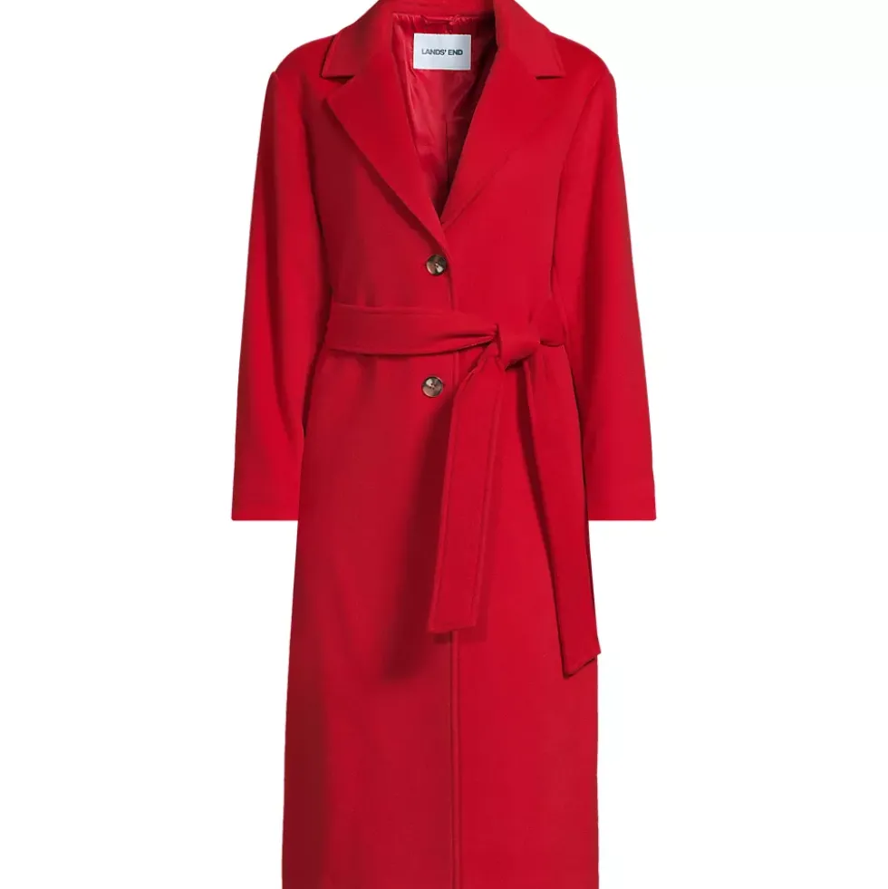 Women's Wool Wrap Long Coat