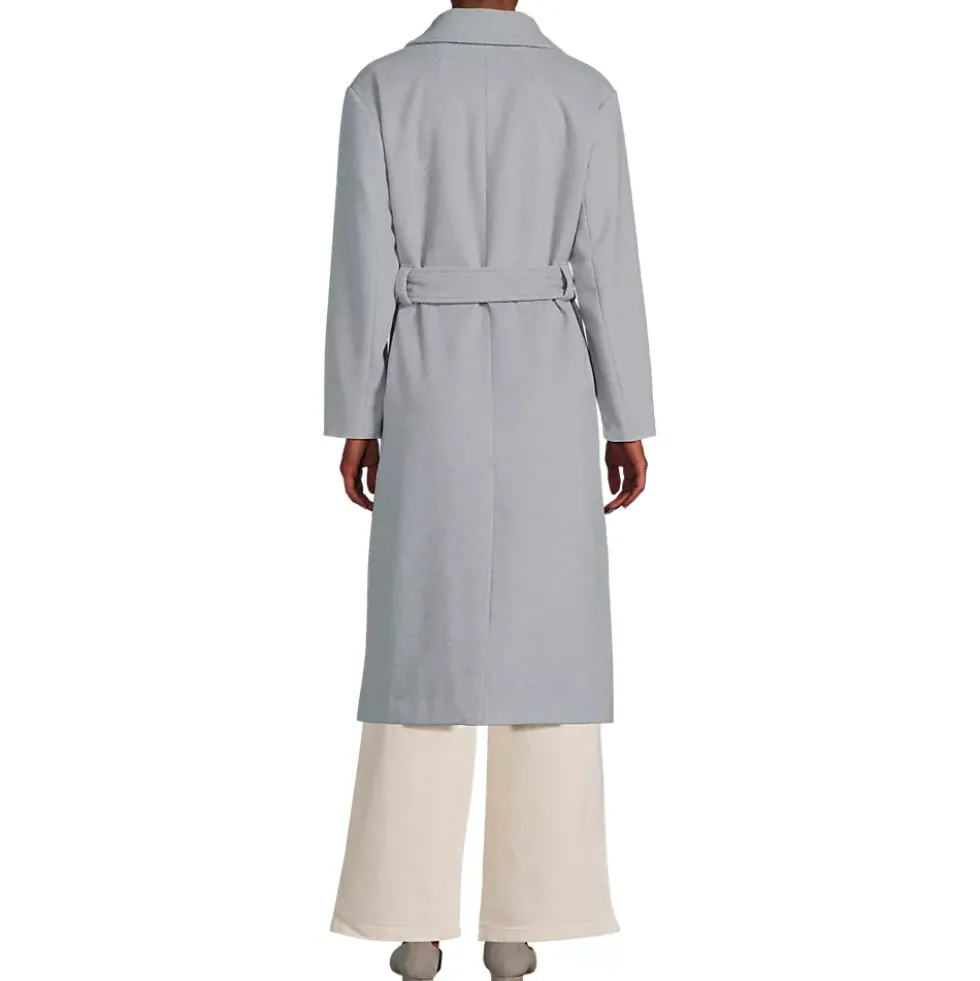 Women's Wool Wrap Long Coat