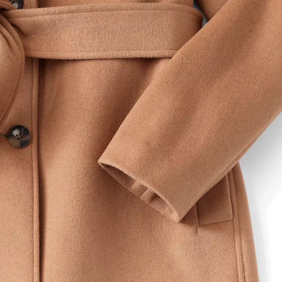 Women's Wool Wrap Long Coat