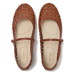 Women's Woven Mary Jane Flats