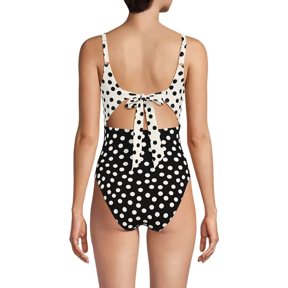 Women's Wrap Monokini High Leg One Piece Swimsuit