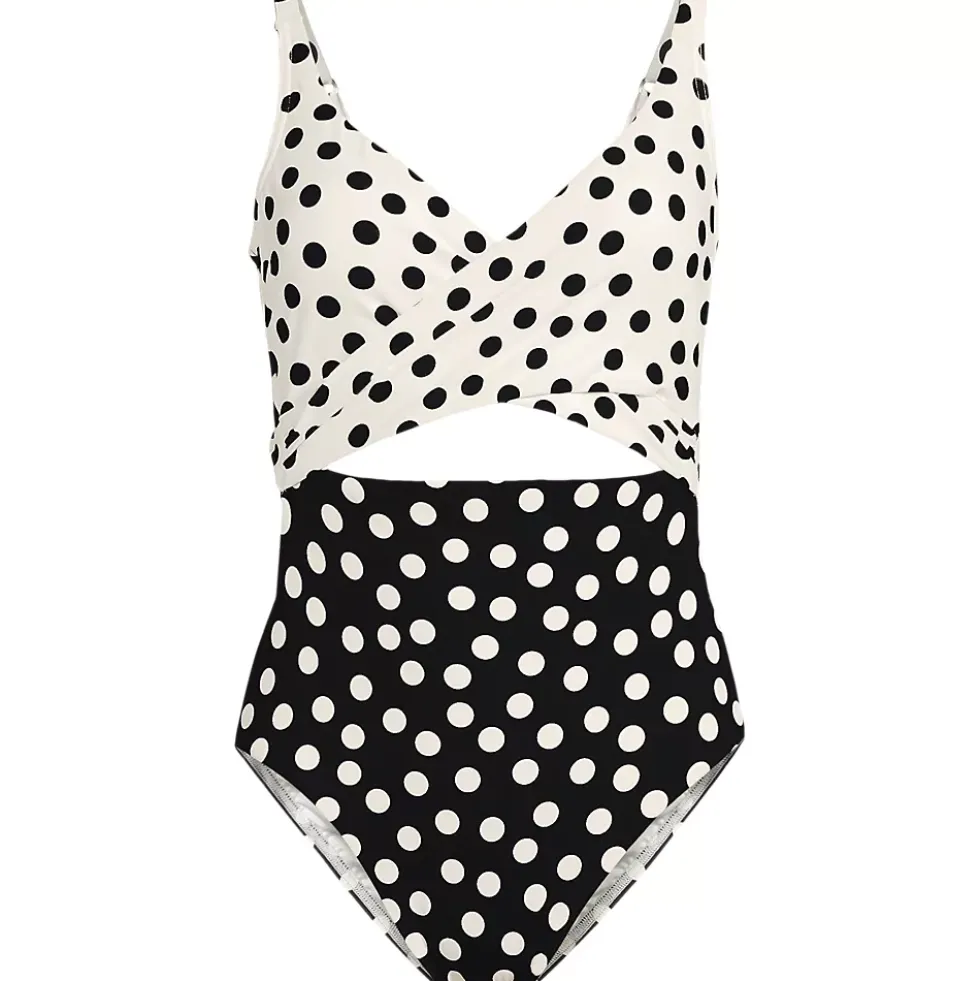 Women's Wrap Monokini High Leg One Piece Swimsuit