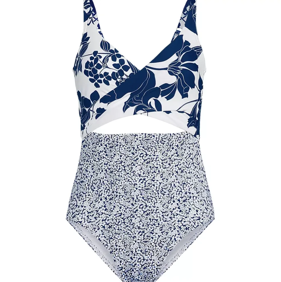 Women's Wrap Monokini High Leg One Piece Swimsuit