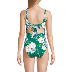 Women's Wrap Monokini High Leg One Piece Swimsuit