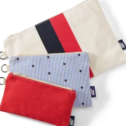 Zip Canvas Pouch 3 Pack